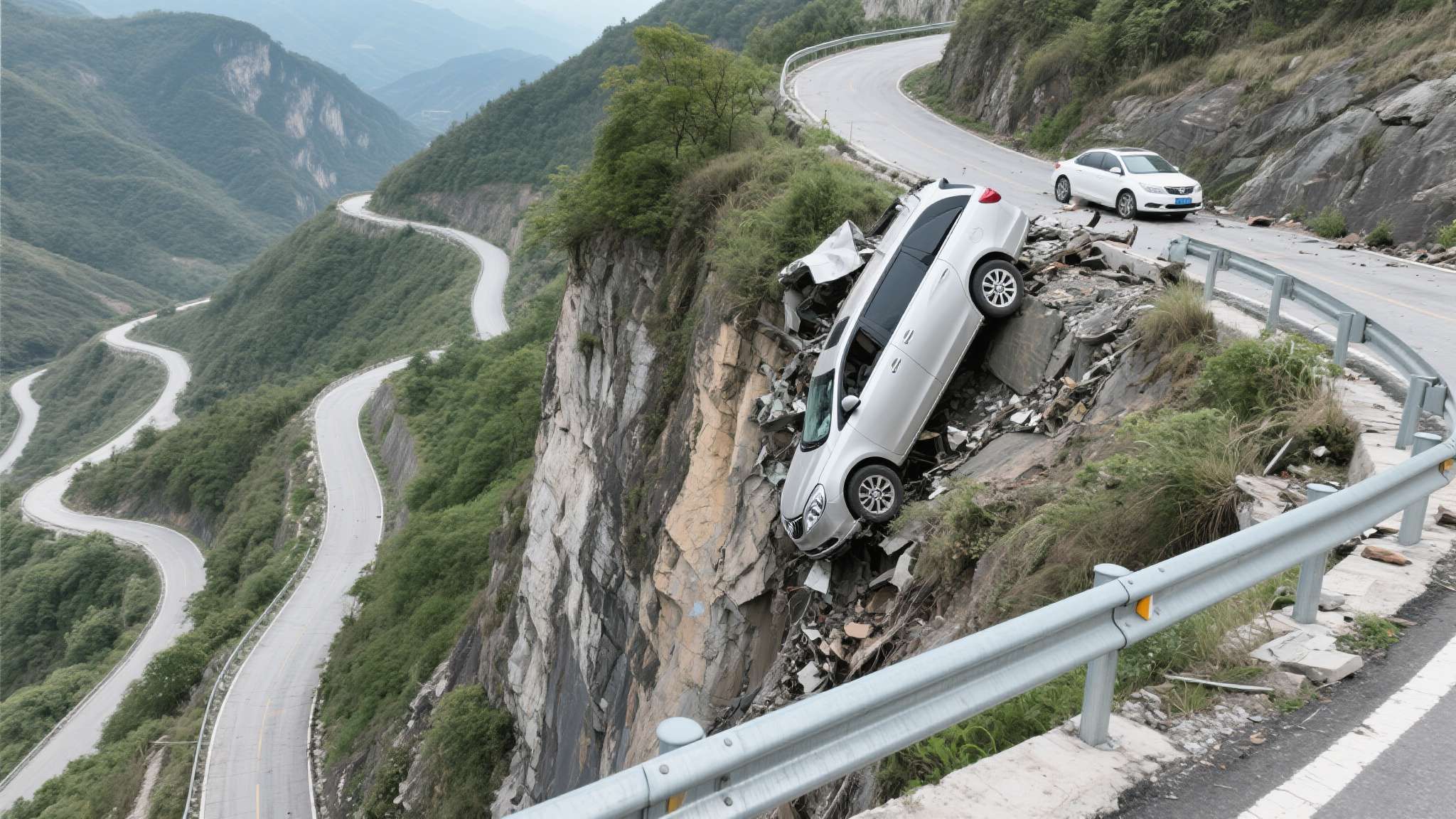 据悉，事发路段位于山区盘山公路，道路狭窄，弯道密集，部分路段坡度较大。该别克GL